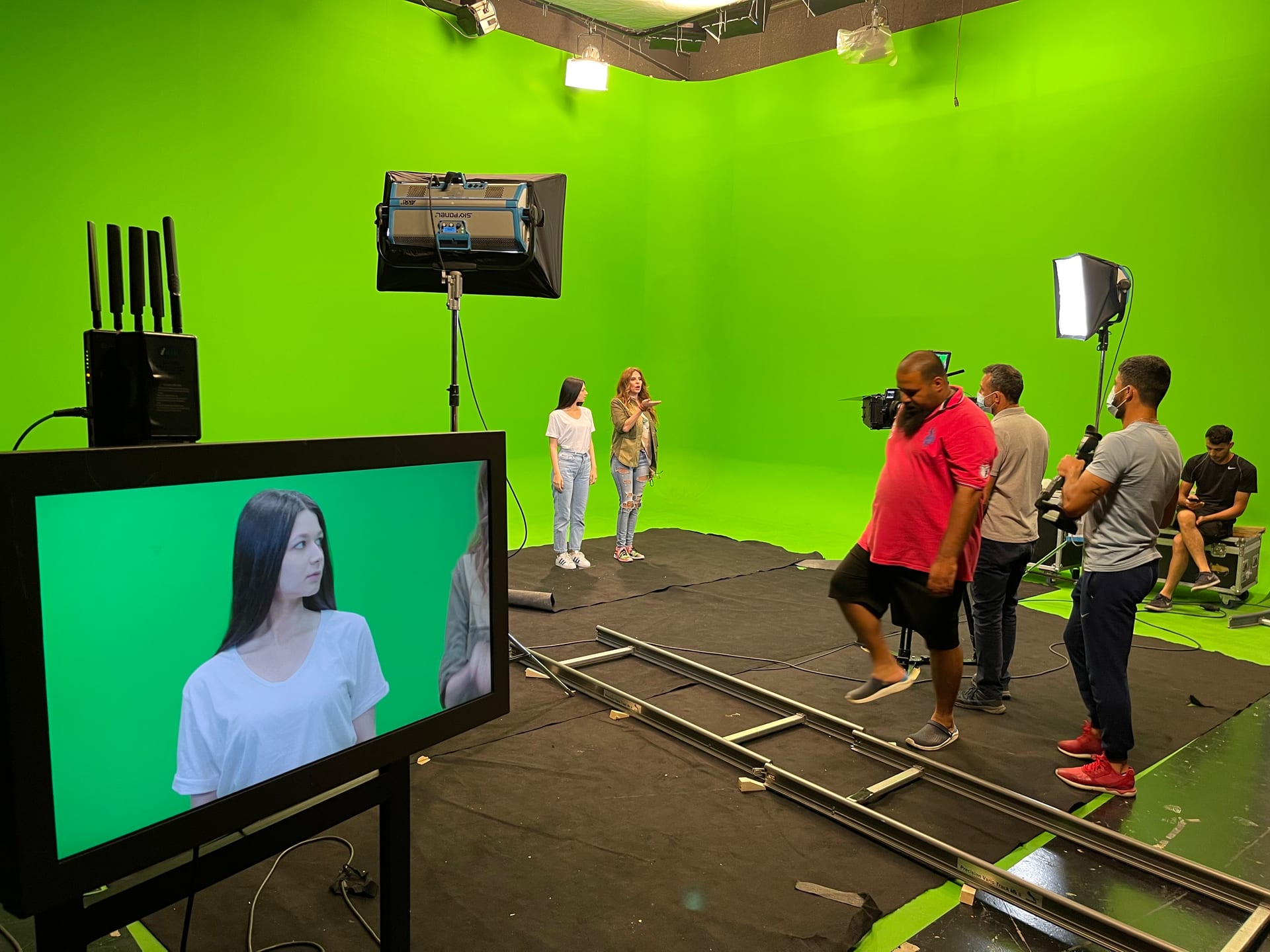 VMP green screen chroma stage